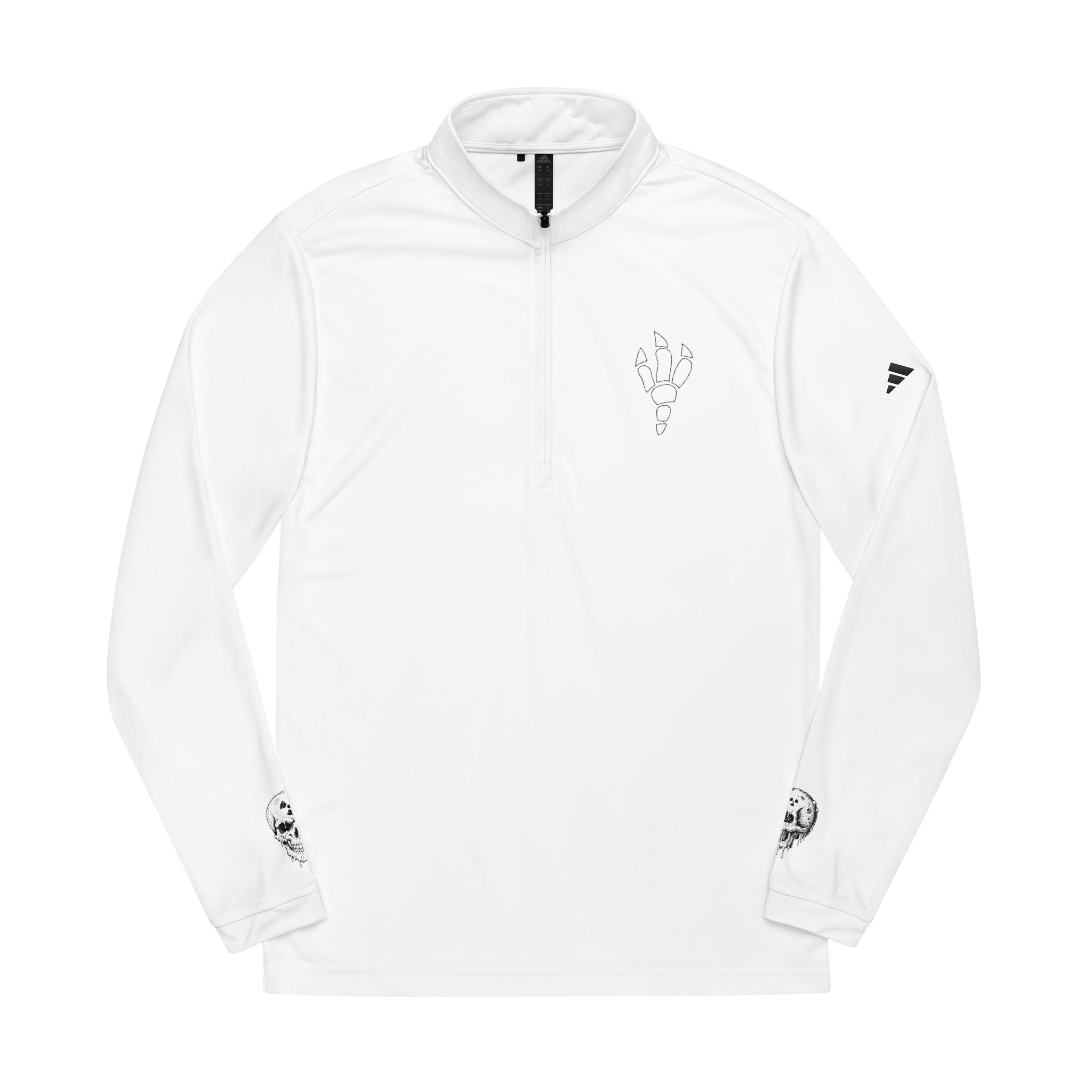 Sudadera adidas® con cremallera de un cuarto: ropa deportiva elegante para amantes del fitness