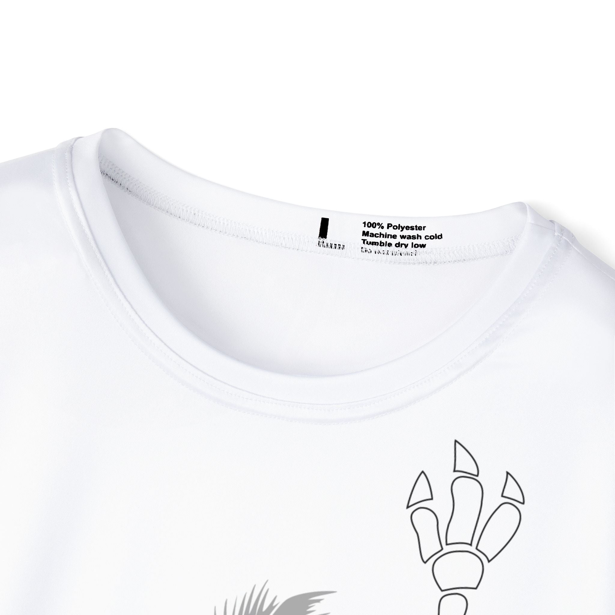 Playera deportiva para hombre, diseño de spinosaurio.
