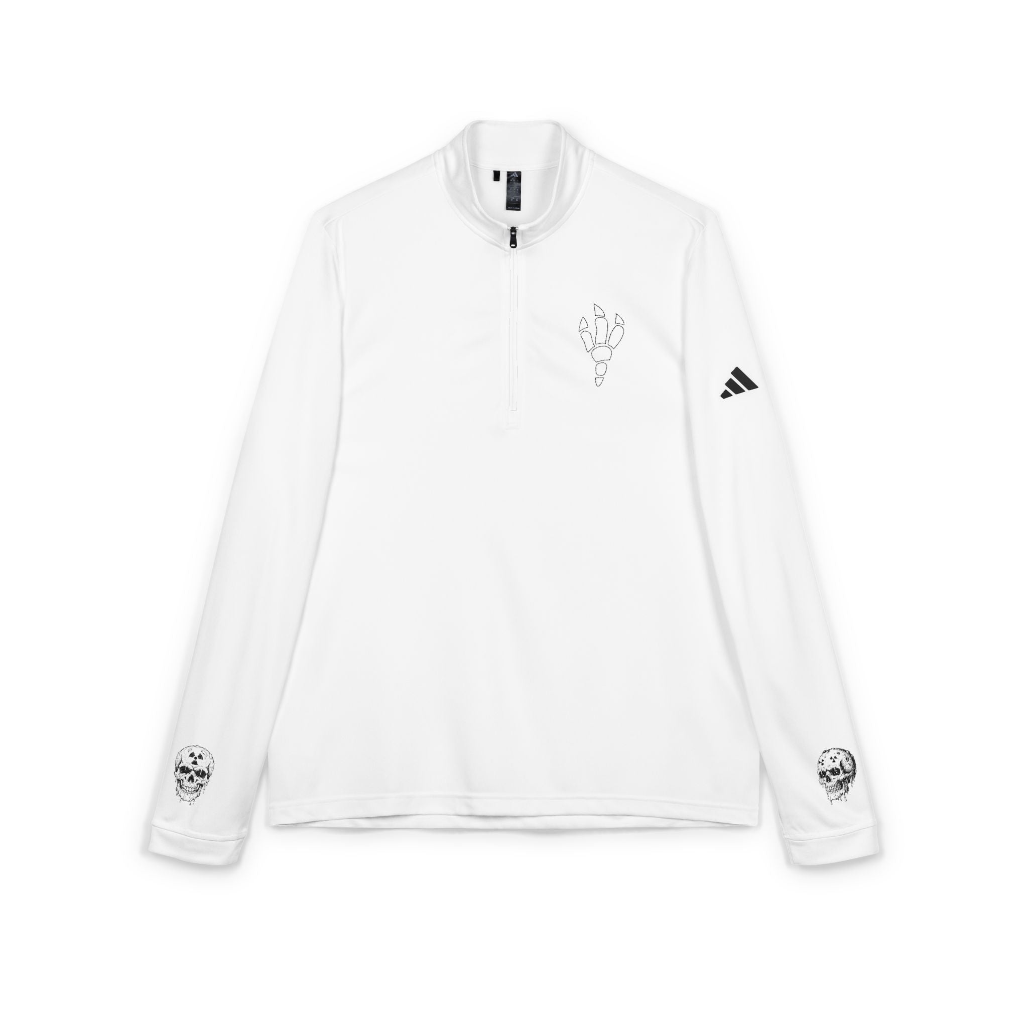 Sudadera adidas® con cremallera de un cuarto: ropa deportiva elegante para amantes del fitness