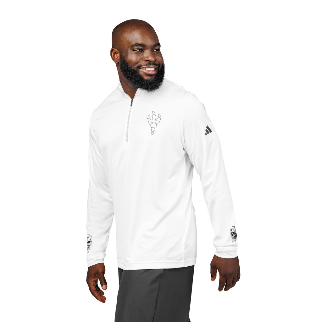 Sudadera adidas® con cremallera de un cuarto: ropa deportiva elegante para amantes del fitness
